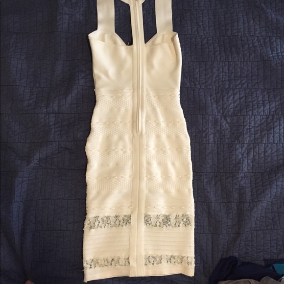 Marciano bodycon dress (White) size S - Picture 5 of 5
